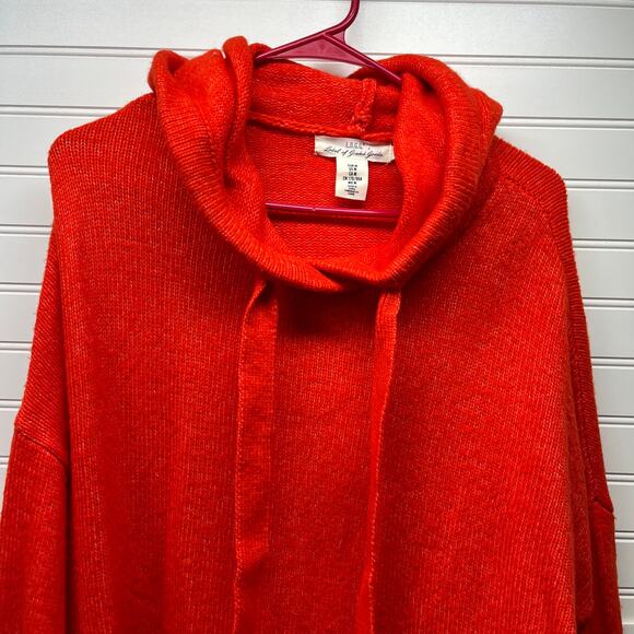 H&M LOGG Label of Graded Goods Orange Hooded Oversized Wool Blend Sweater Size M - Picture 3 of 12